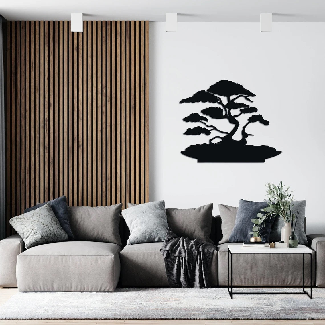 Bonsai Tree Of Live, Metal Wall Art - Etgshop LLC