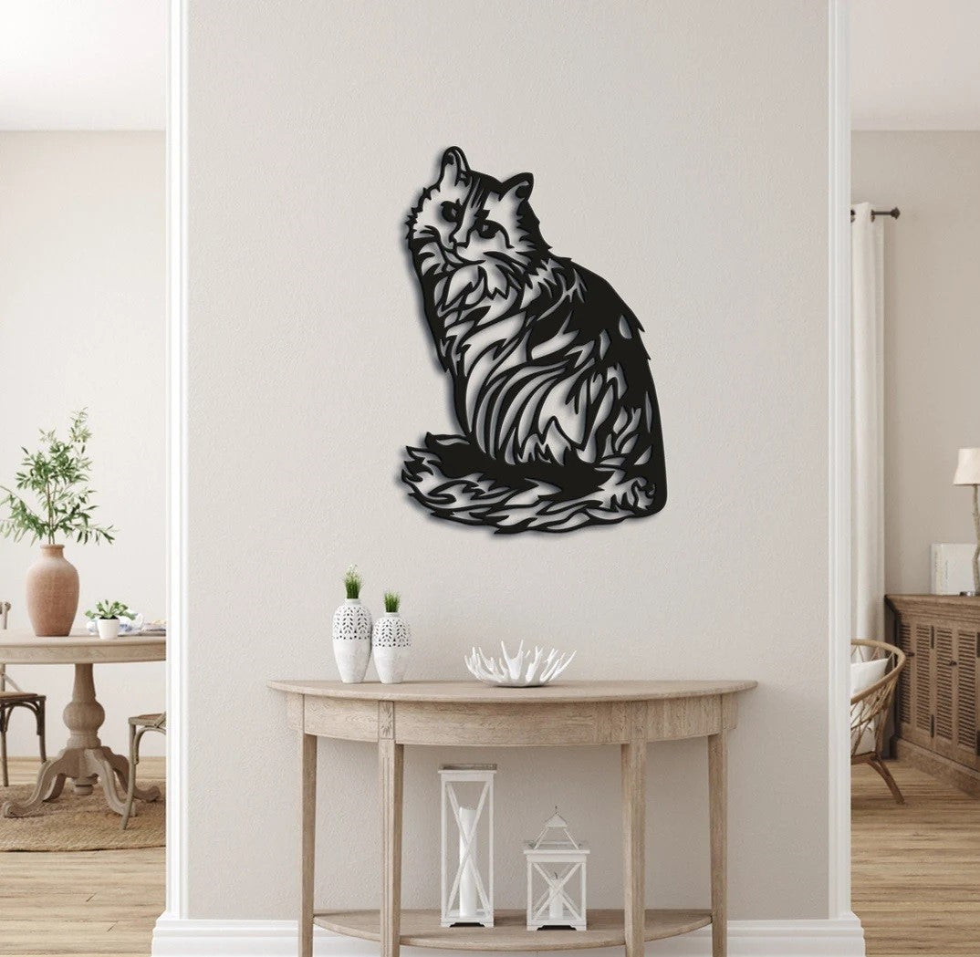 Cat Metal, Wall Art Decor, Wall Metal - Etgshop LLC
