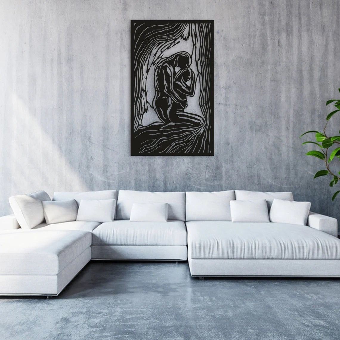 Couple wall art, Above Bedroom Decor - Etgshop LLC