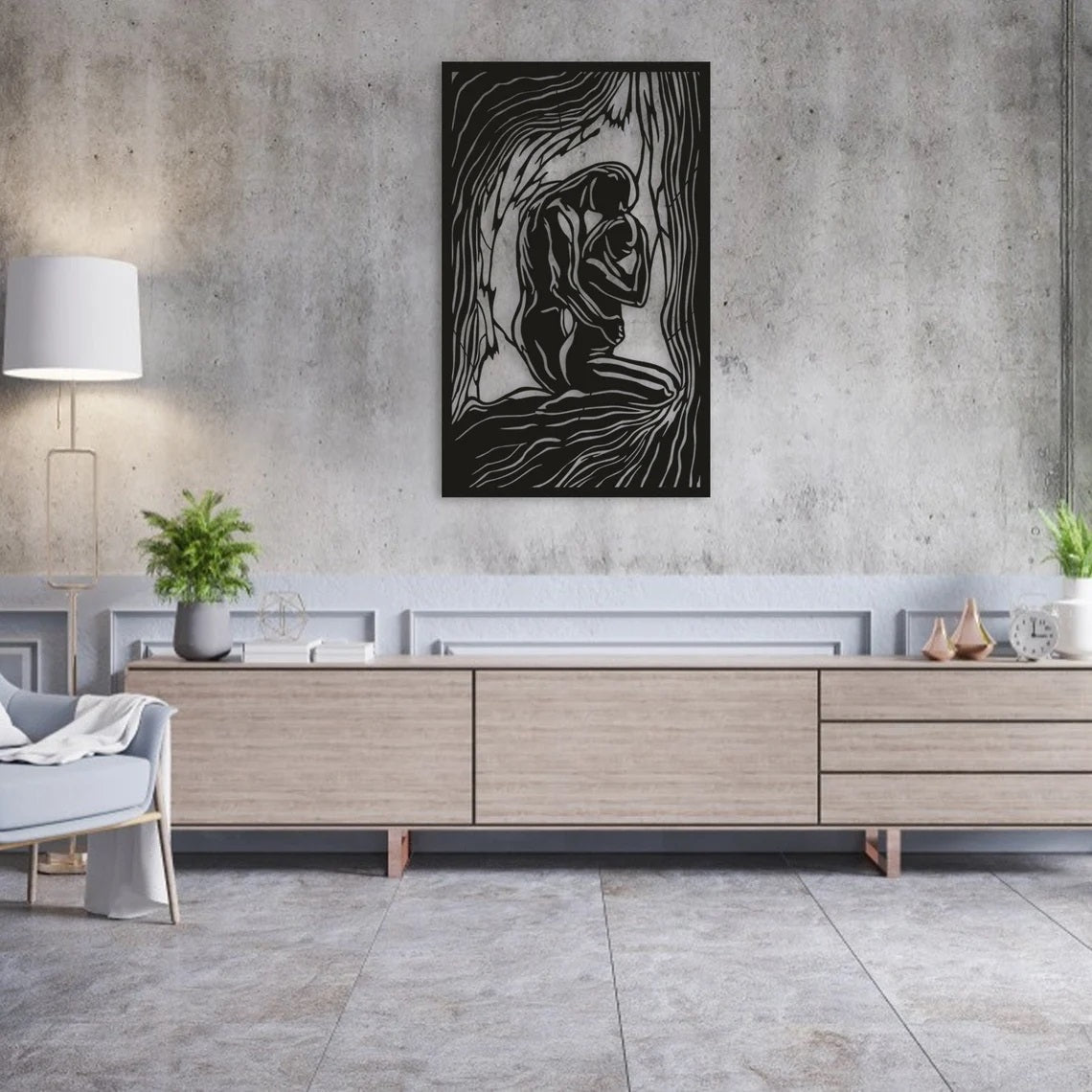 Couple wall art, Above Bedroom Decor - Etgshop LLC