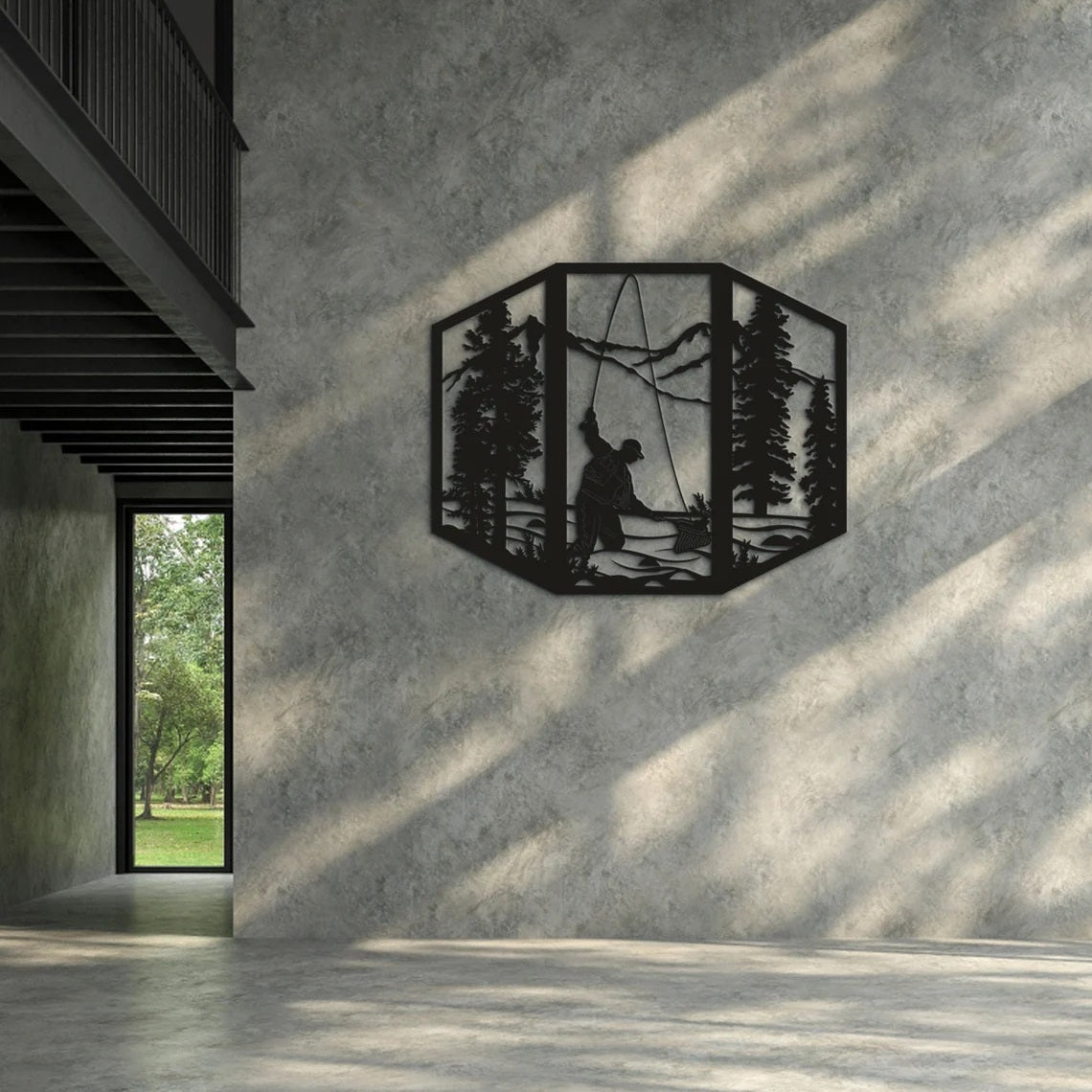 Fishing Metal Art, Metal Wall Art - Etgshop LLC