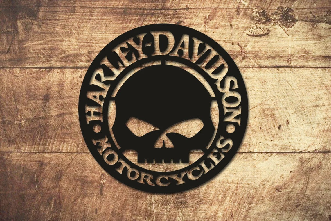 Harley Davidson Motorcycle Metal Wall Decor - Etgshop LLC