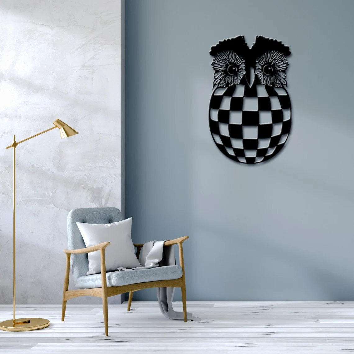 Metal Owl, Metal Wall art, Wall Decor - Etgshop LLC
