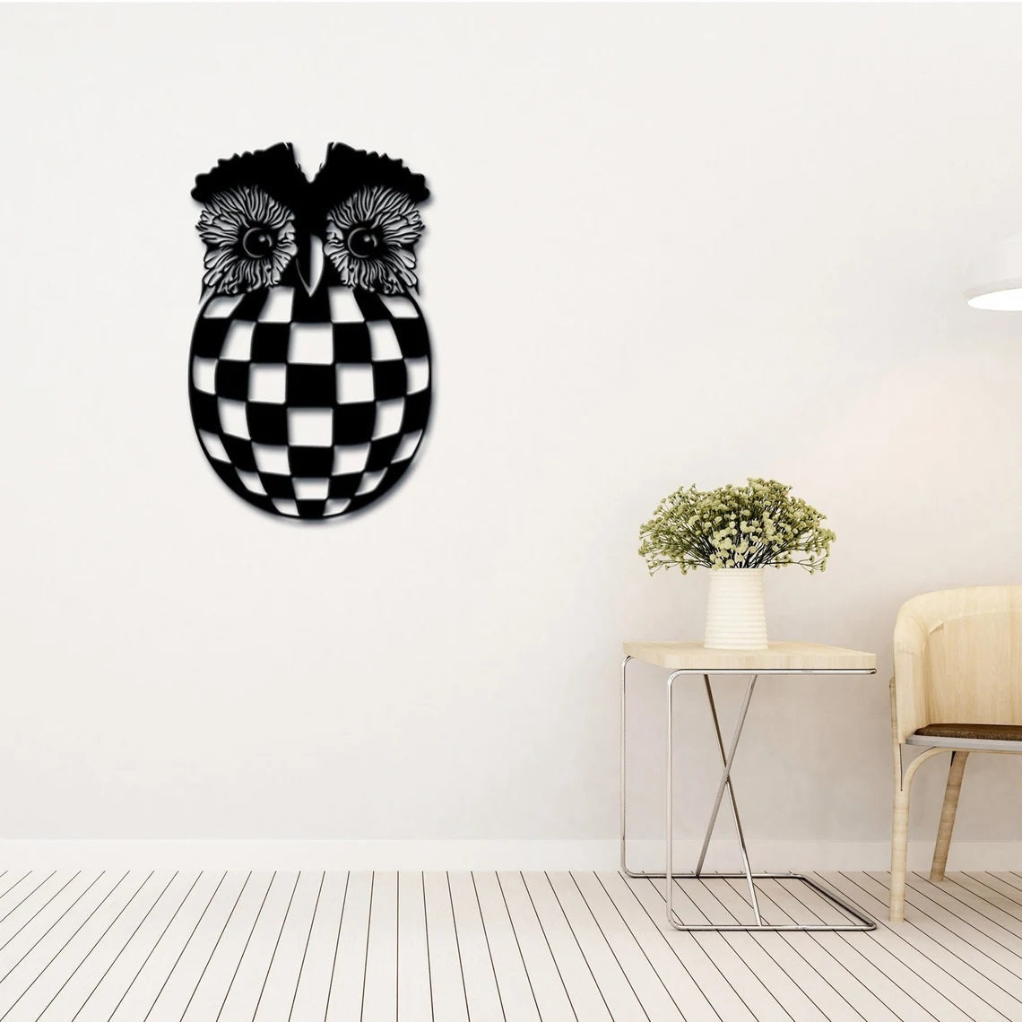 Metal Owl, Metal Wall art, Wall Decor - Etgshop LLC