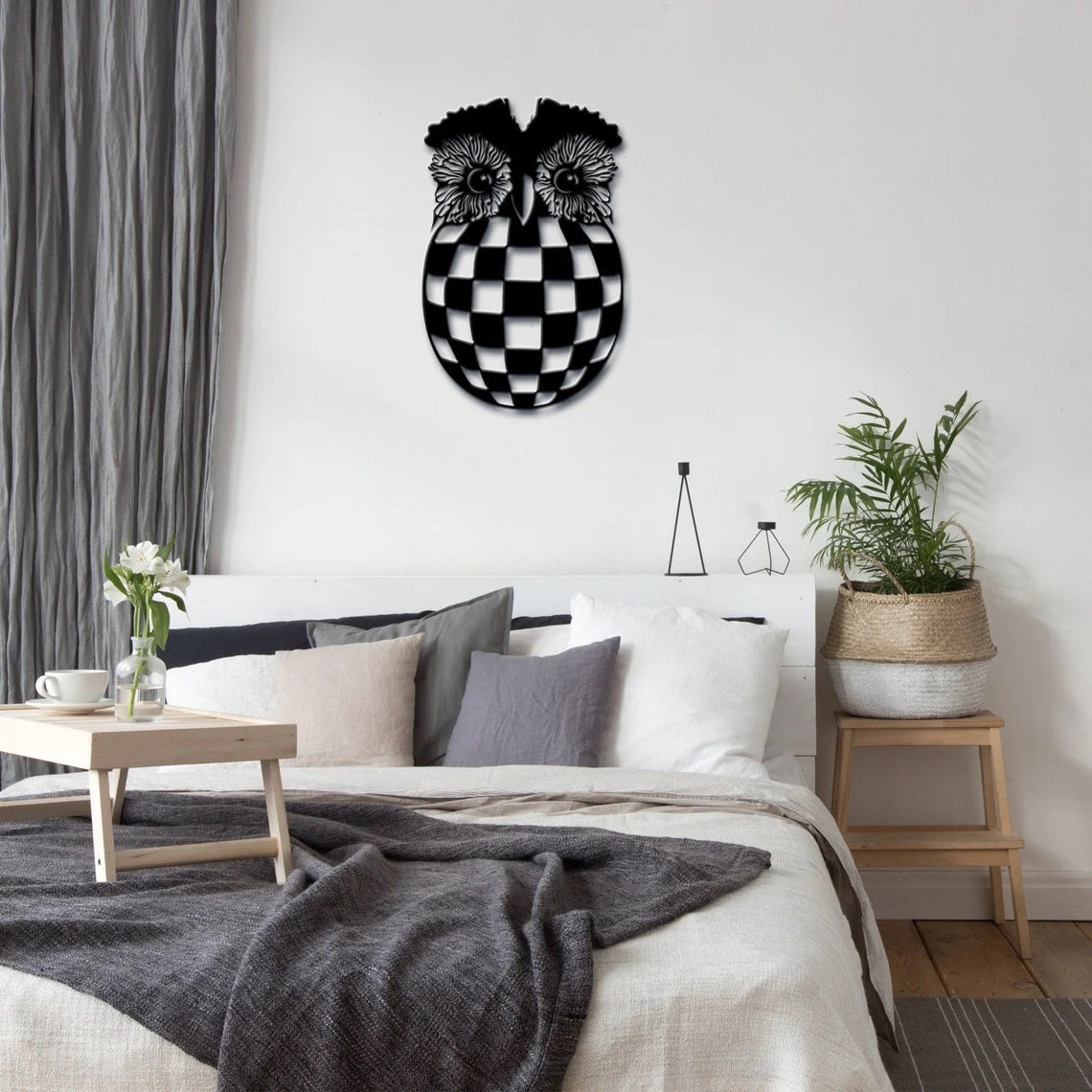 Metal Owl, Metal Wall art, Wall Decor - Etgshop LLC