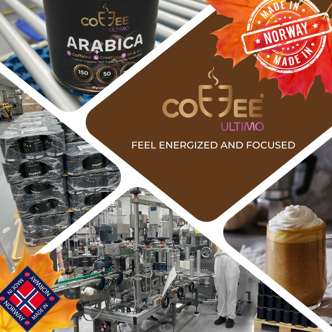 Coffee Ultimo - The Ultimate Energy Booster with Mineralized Arabica, Green Coffee Bean Extract, Vitamins B6 and B12 - 100 Servings