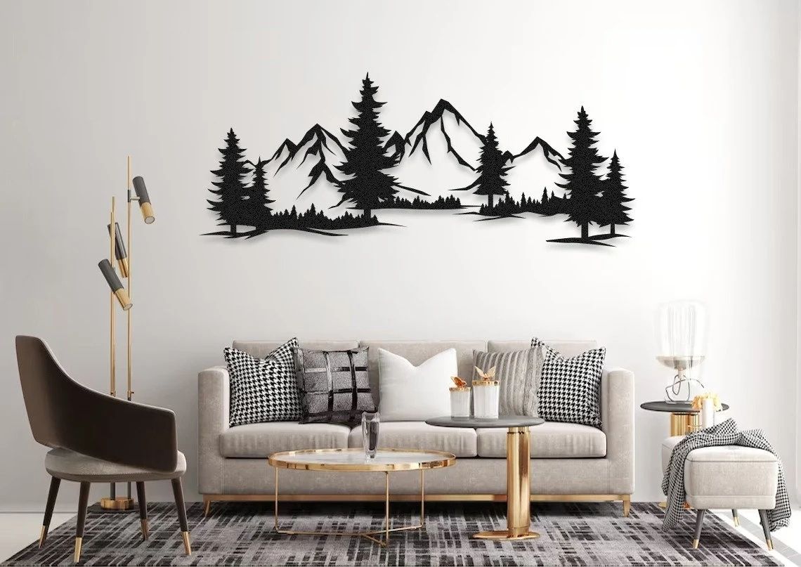 Mountain and Forest Wall Decor: Nature-Inspired Art