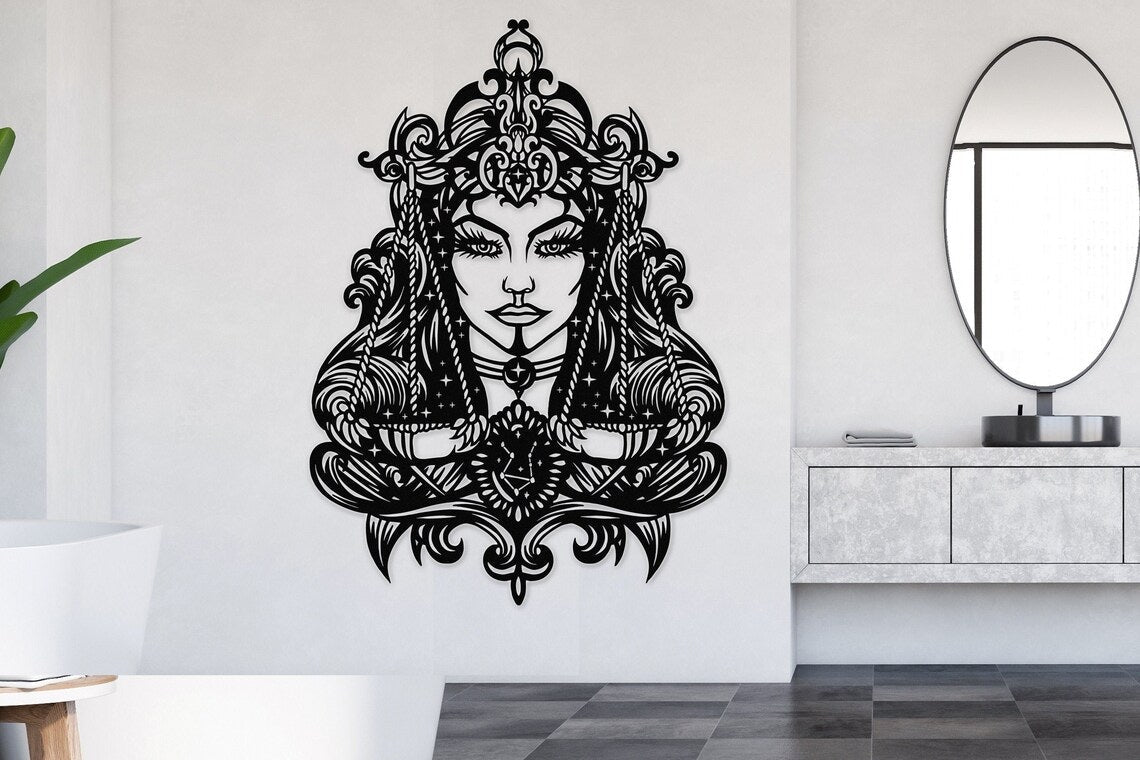 Medusa Metal Wall Art - Etgshop LLC