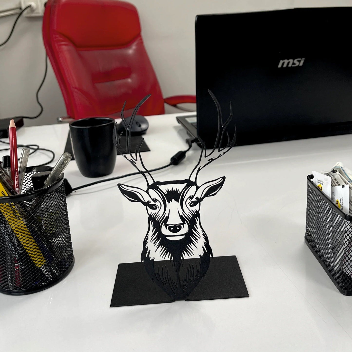Deer Head Metal Desktop Decor Etgshop20b