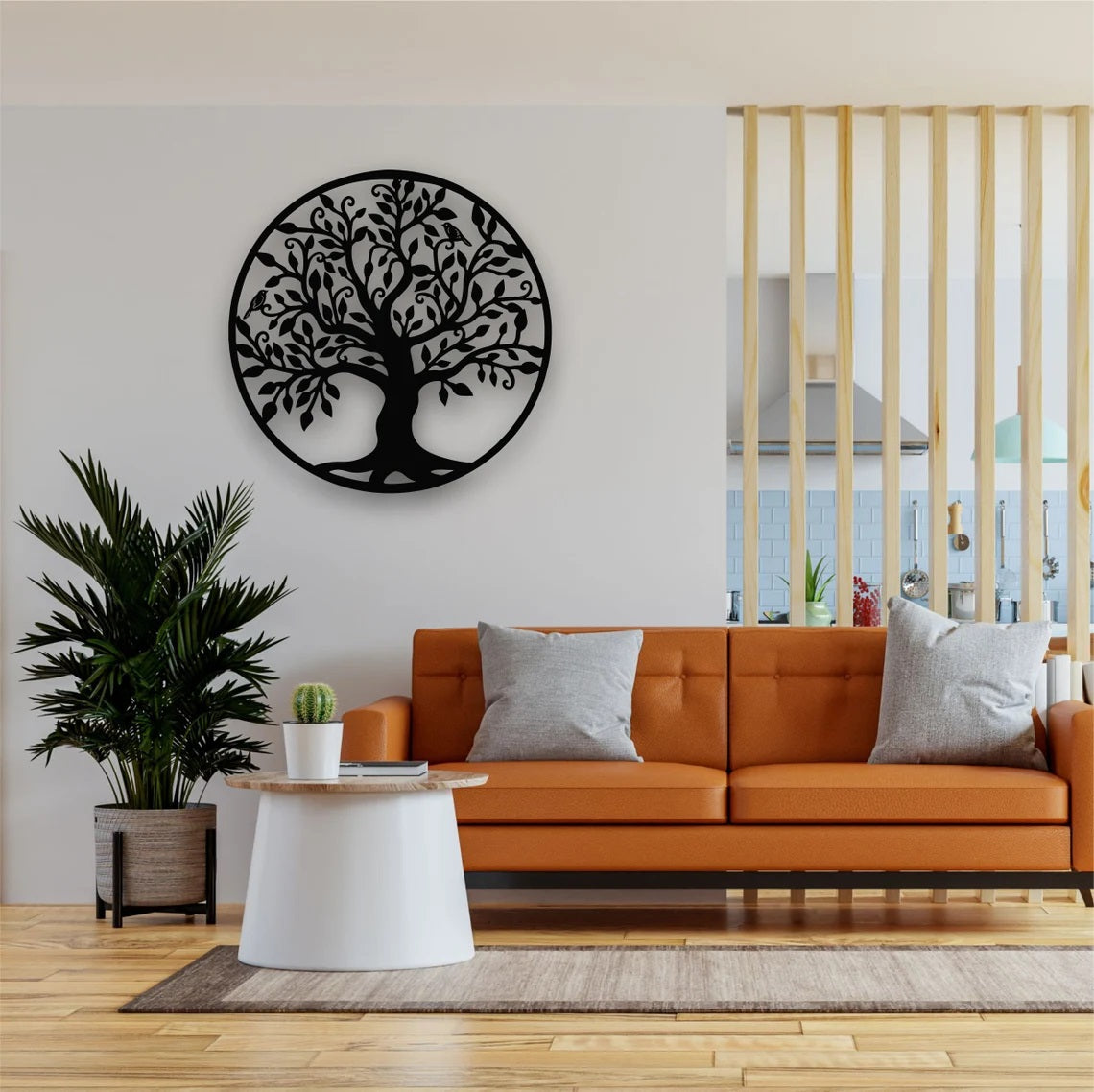 Metal Family Tree Decor, Metal Wall Art - Etgshop LLC