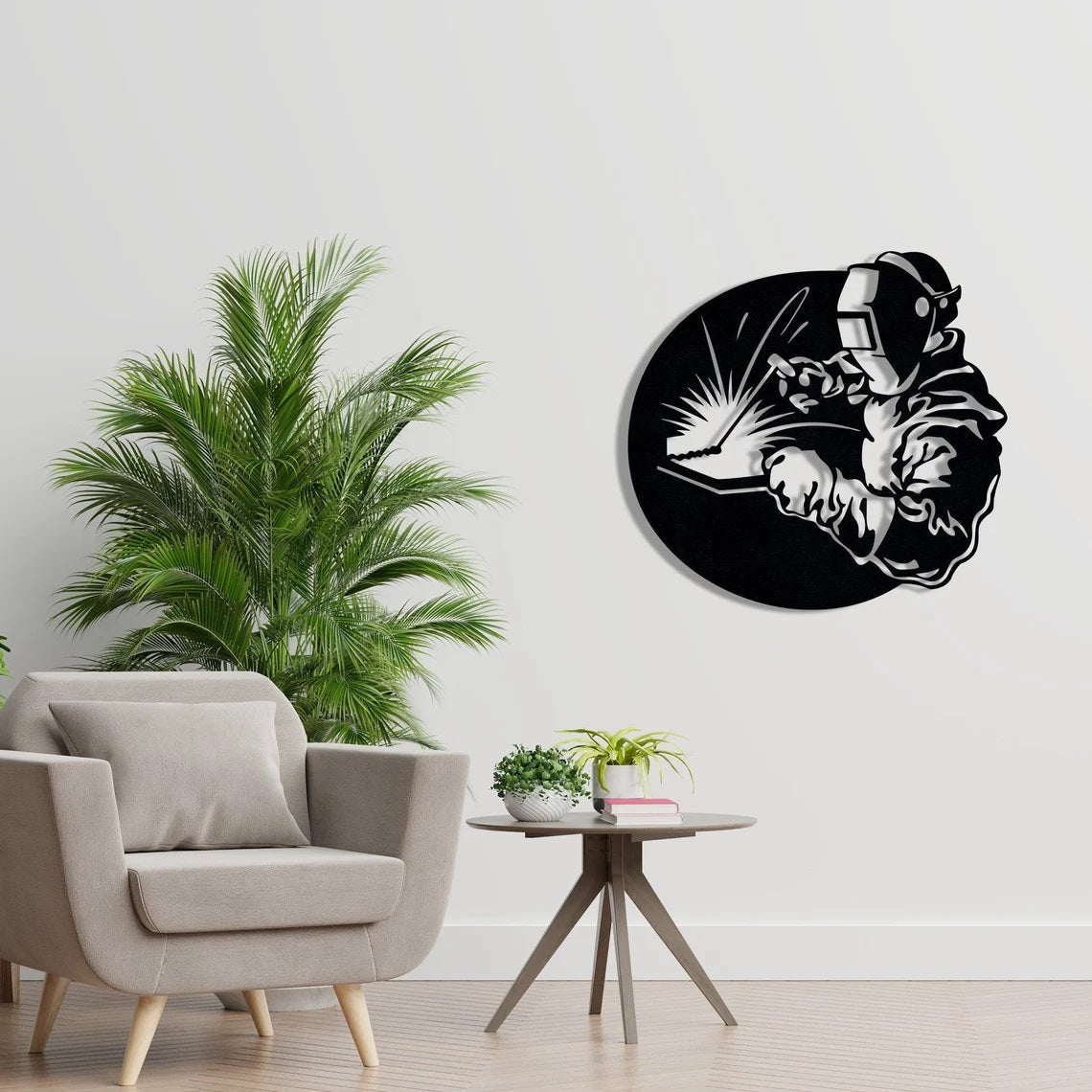 Welder Metal Wall Art - Etgshop LLC