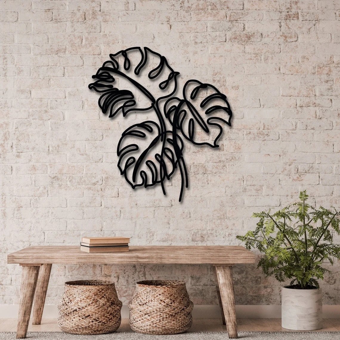 Monstera Metal Wall Decor , Metal Wall Art - Etgshop LLC
