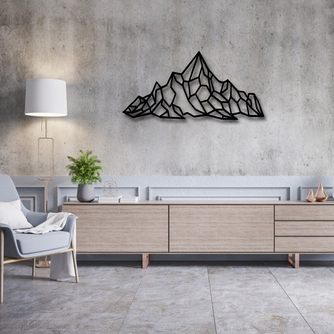 Mountian Wall Art, Metal wall sign - Etgshop LLC