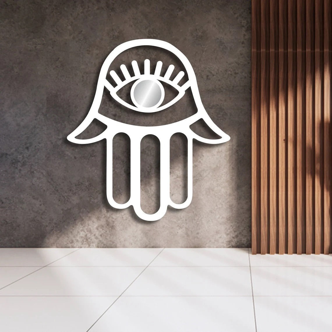 Hamsa Hand, Evil eye hamsa, Metal Wall Art - Etgshop LLC