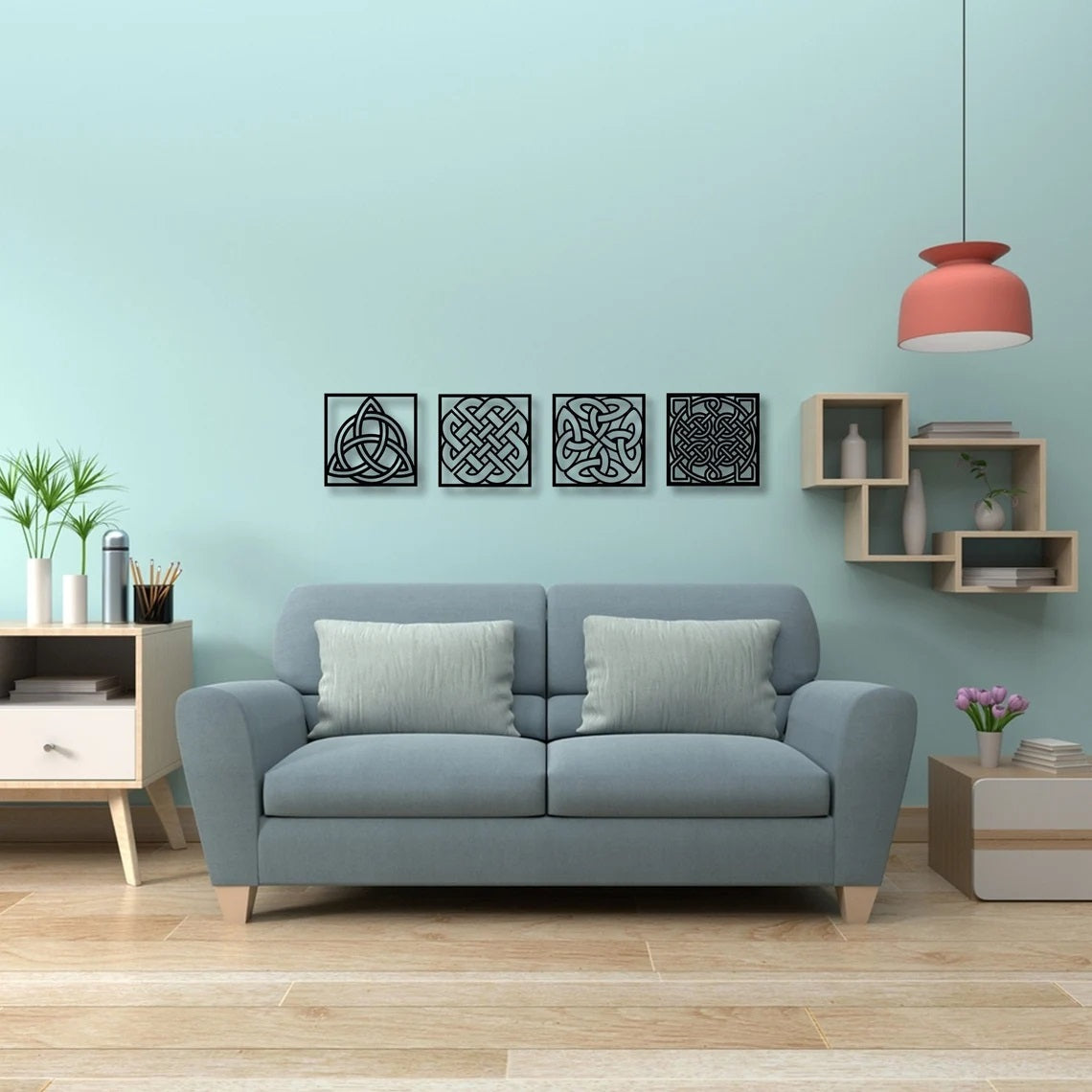 Sacred Geometry Wall Art, Sri Yantra - Etgshop LLC
