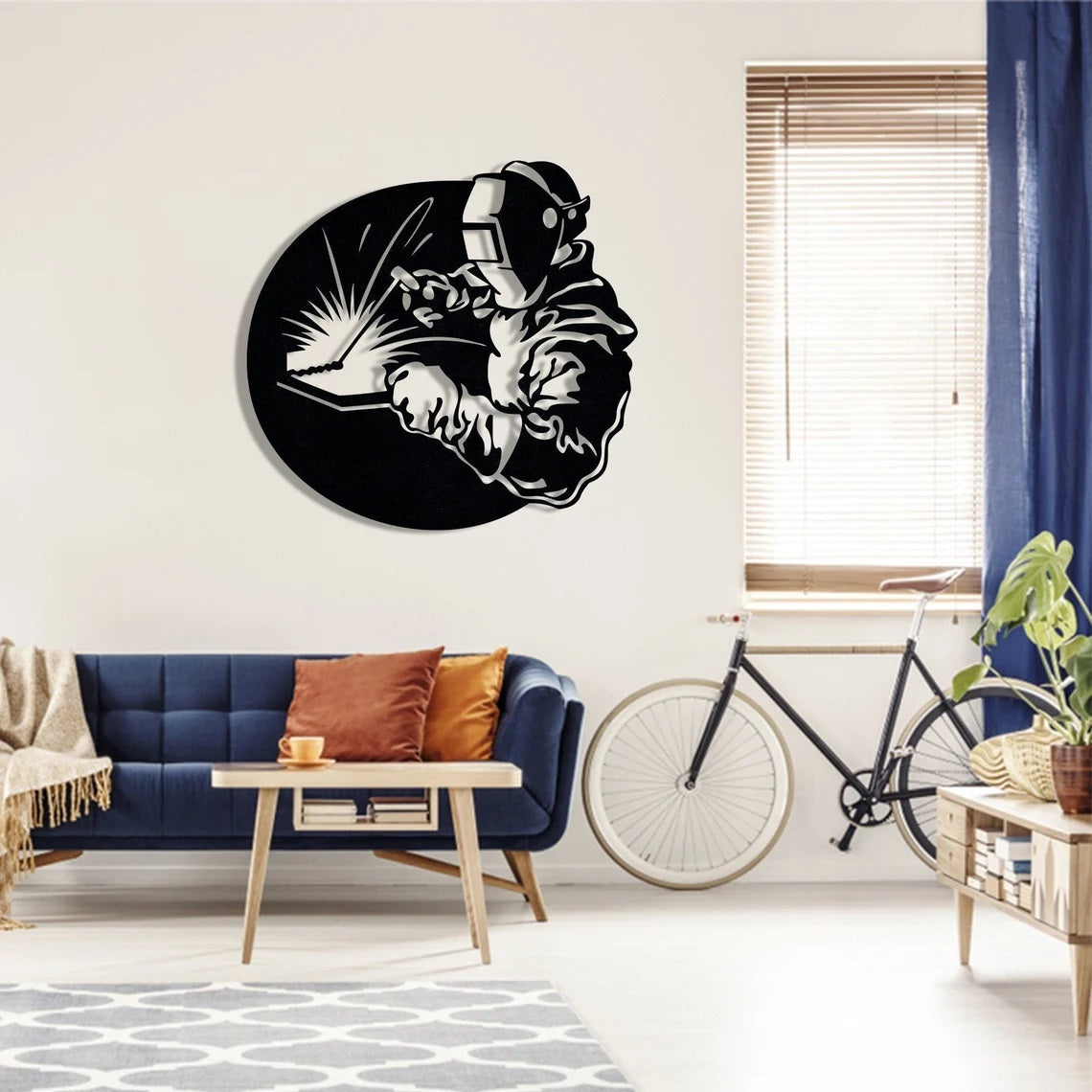 Welder Metal Wall Art - Etgshop LLC