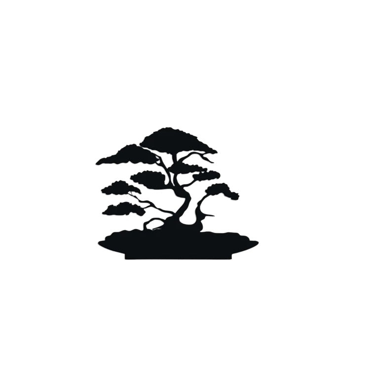 Bonsai Tree Of Live, Metal Wall Art - Etgshop LLC