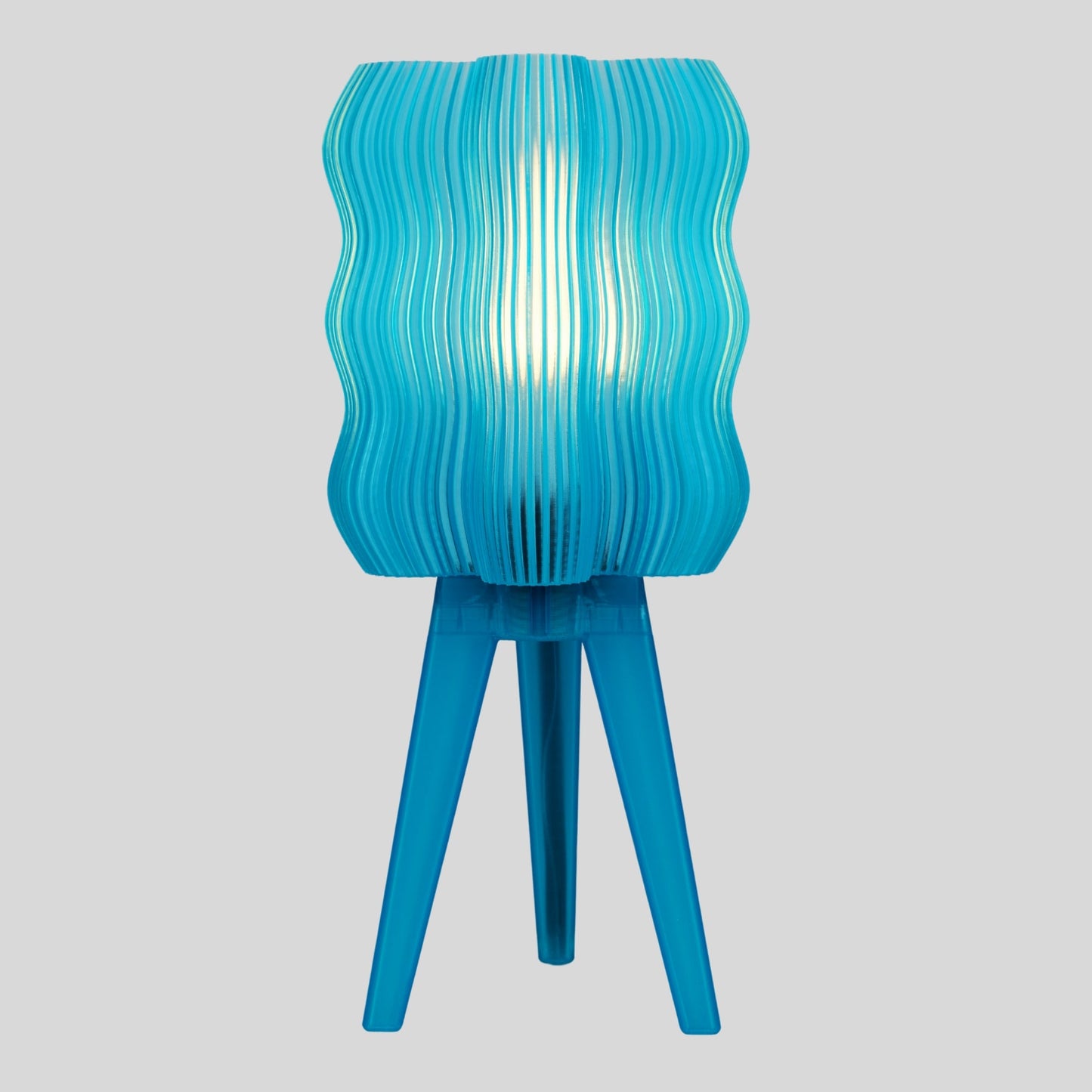 EnviroLamp Modern and Eco-Friendly Unbreakable Night Lamp, Desk Lamp Blue