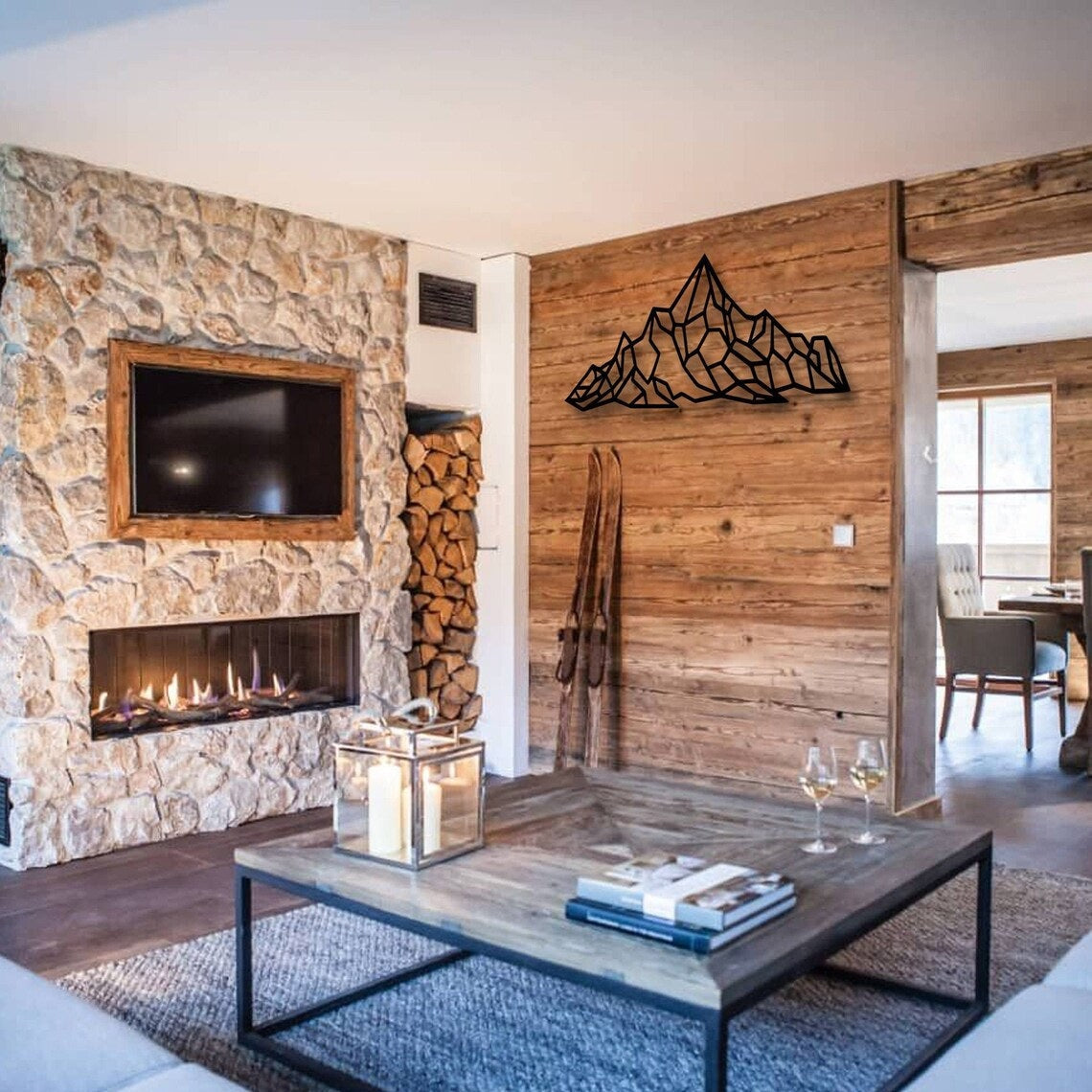 Mountian Wall Art, Metal wall sign - Etgshop LLC