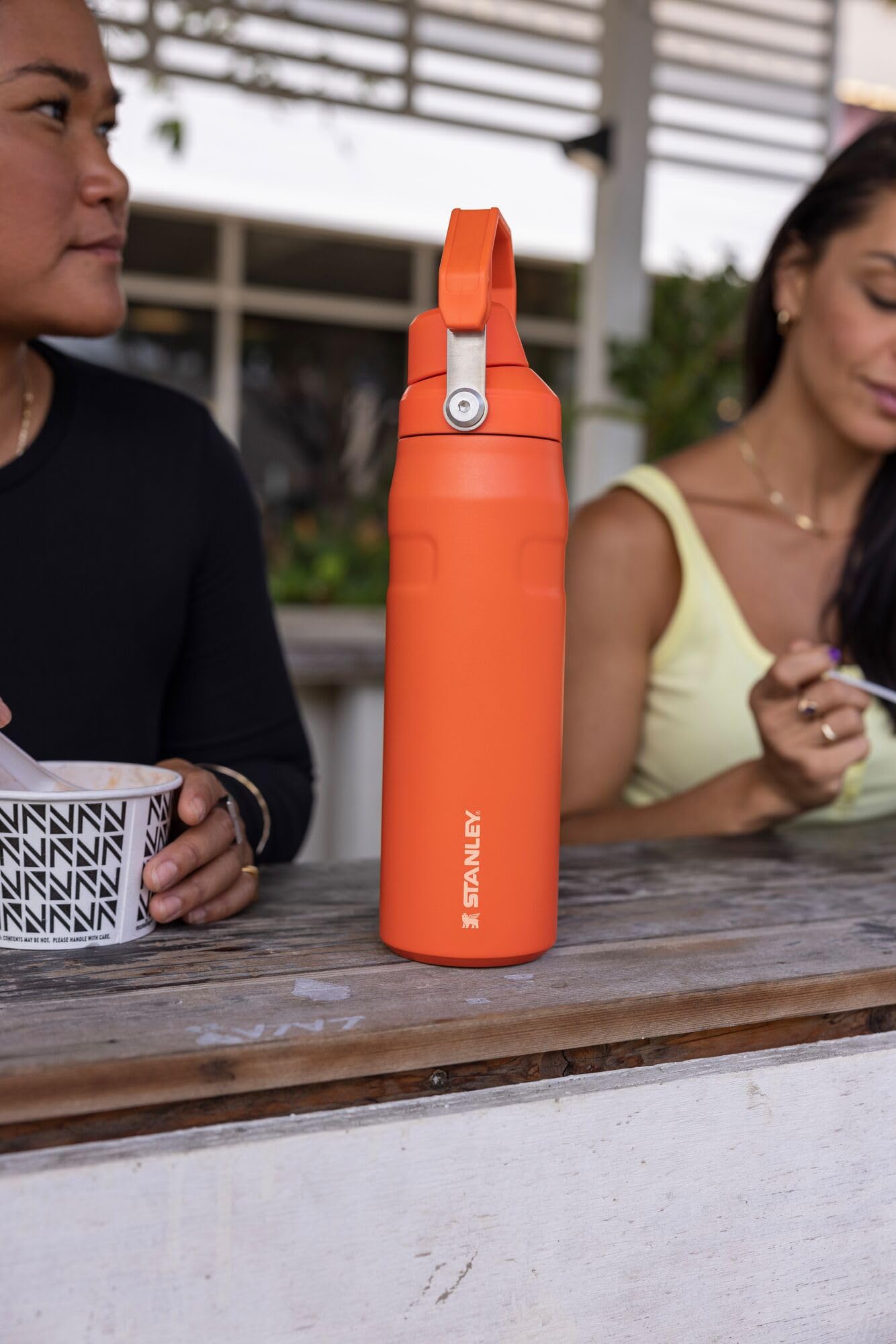 Stanley IceFlow Fast Flow Water Bottle | Angled Spout Lid | Lightweight & Leakproof for Travel & Sports | Insulated Stainless Steel | BPA-Free