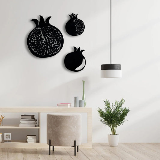 Pomegranate, Metal Wall Art - Etgshop LLC