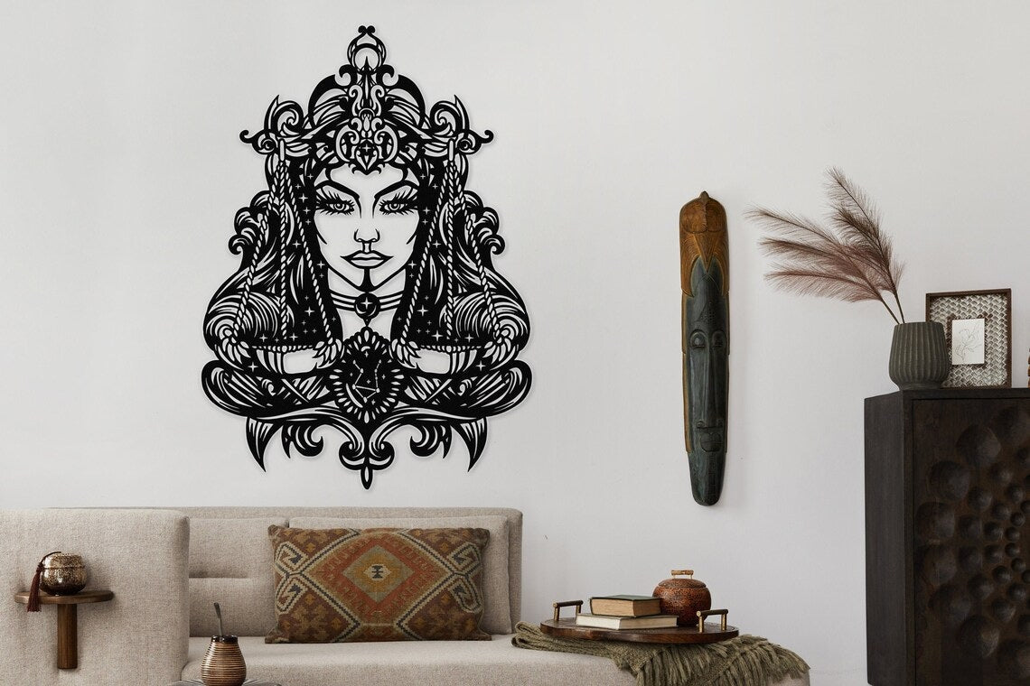 Medusa Metal Wall Art - Etgshop LLC