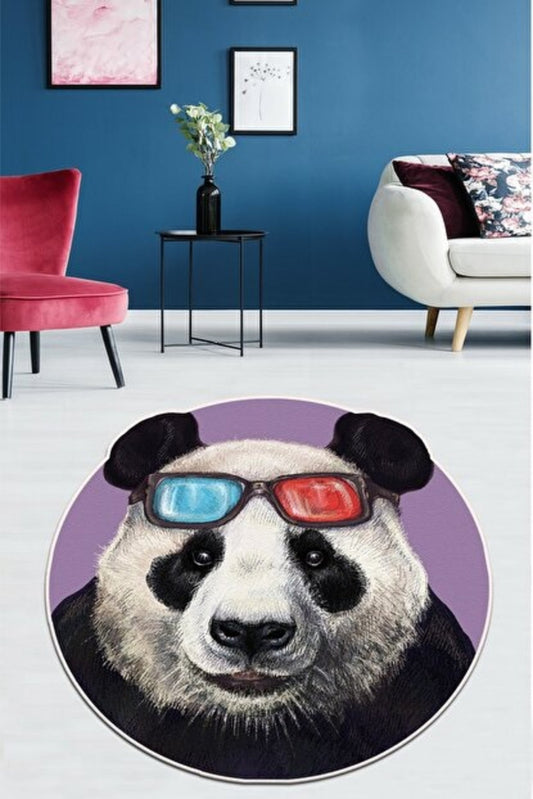 Panda Decoratif Round Bath Rug Area Rug Round Rug - Etgshop LLC