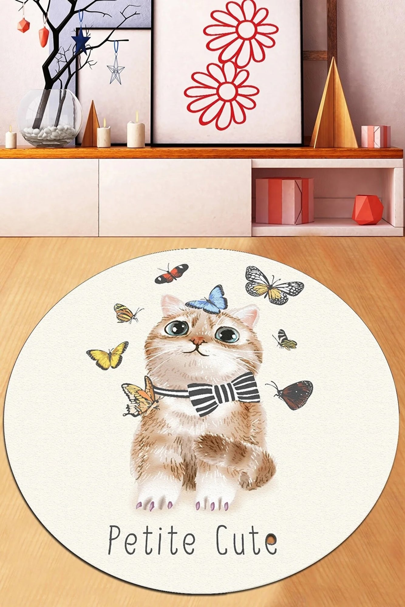 Petite Decoratif Round Bath Rug Area Rug Round Rug - Etgshop LLC