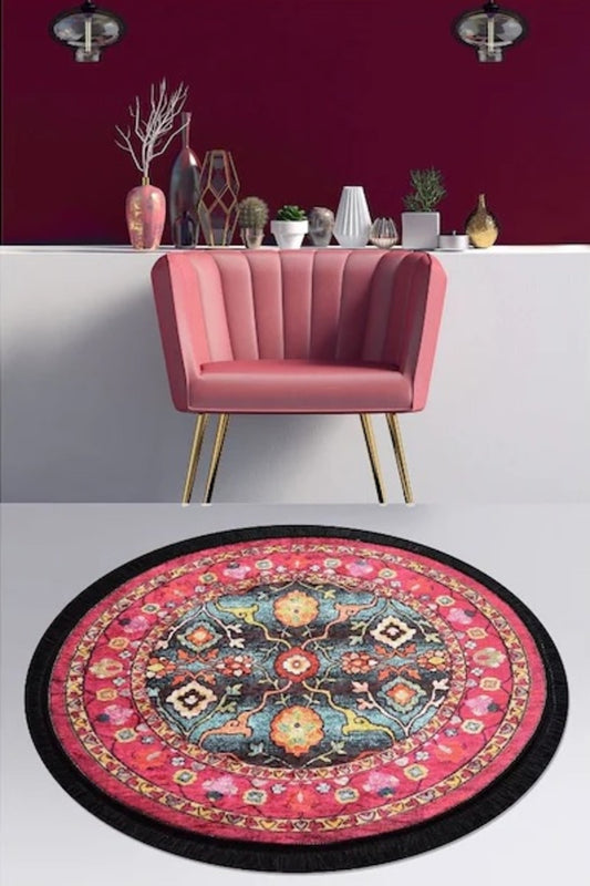 Otantik Decoratif Round Bath Rug Area Rug Round Rug - Etgshop LLC