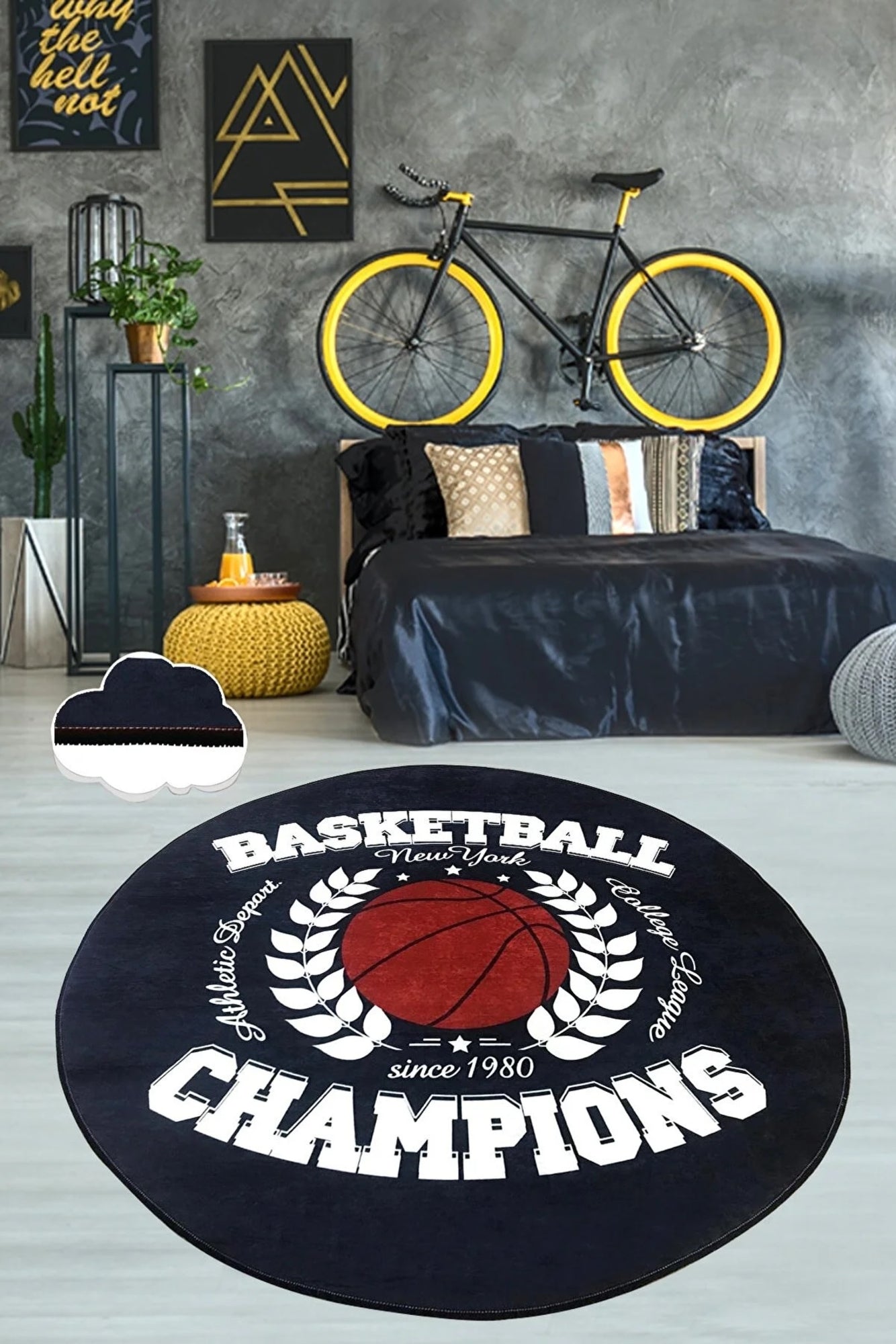 Champions Rabbit Decoratif Round Bath Rug Area Rug Round Rug - Etgshop LLC