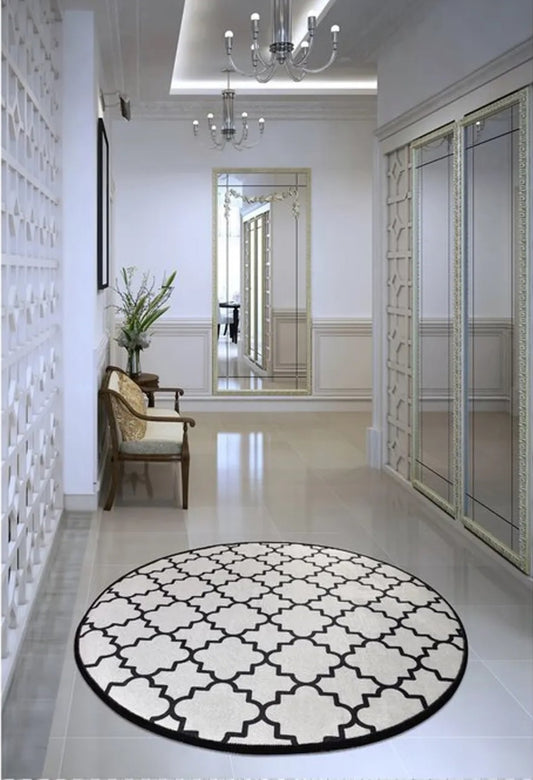 Mug White Decoratif Round Bath Rug Area Rug Round Rug - Etgshop LLC