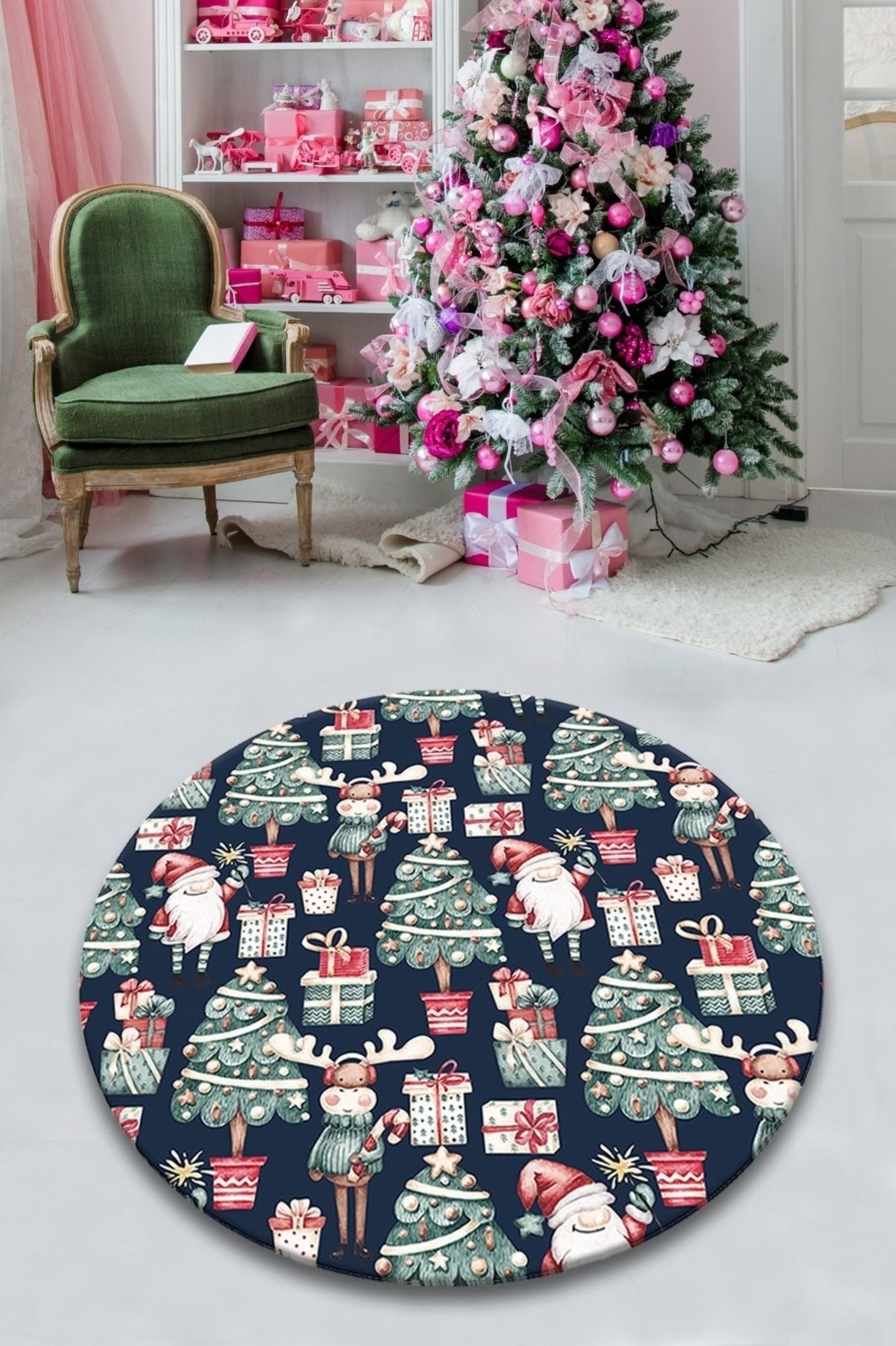Cekove Decoratif Round Bath Rug Area Rug Round Rug - Etgshop LLC