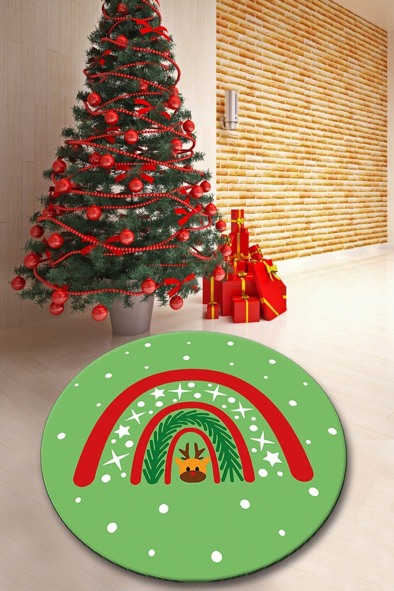 Renbo Decoratif Round Bath Rug Area Rug Round Rug - Etgshop LLC