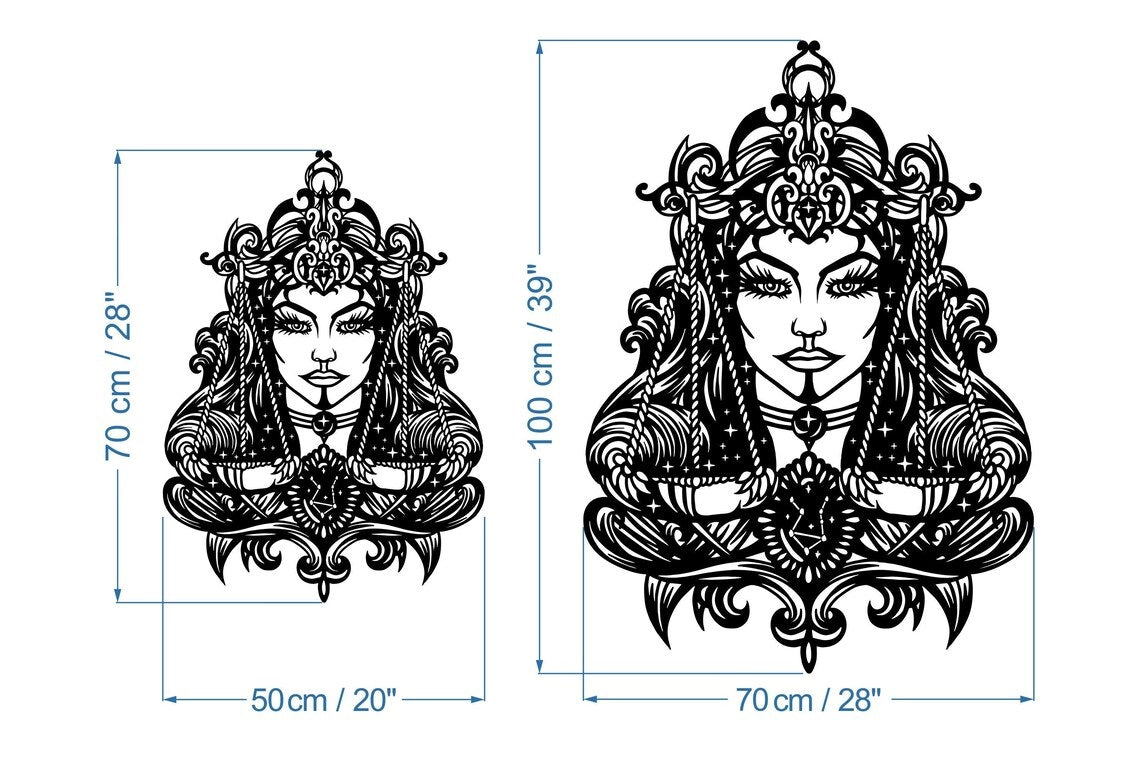 Medusa Metal Wall Art - Etgshop LLC