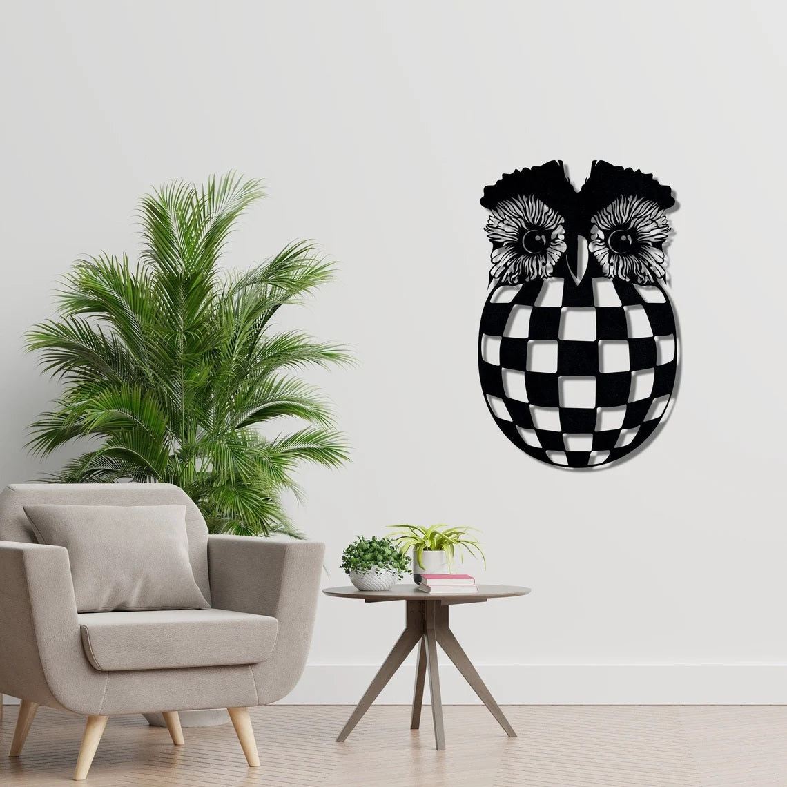 Metal Owl, Metal Wall art, Wall Decor - Etgshop LLC
