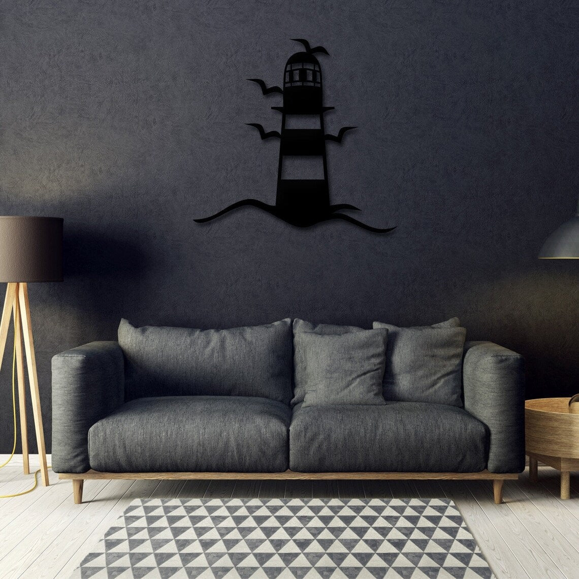 Wall Decor, Lighthouse, Metal Wall Art - Etgshop LLC