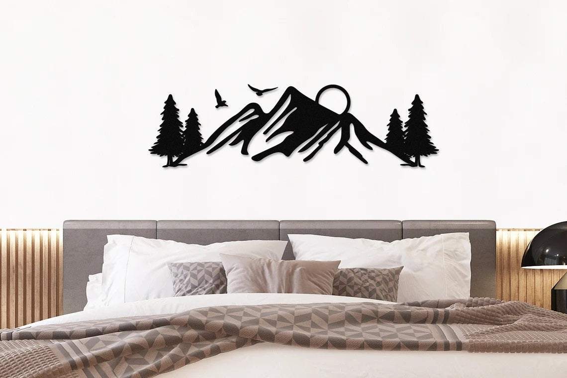 Mountain Wall Art, Range View - Etgshop LLC