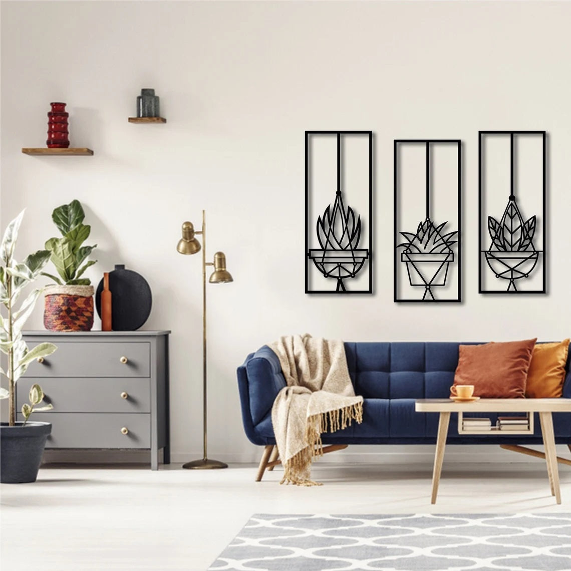Flower of live Metal Wall art - Etgshop LLC