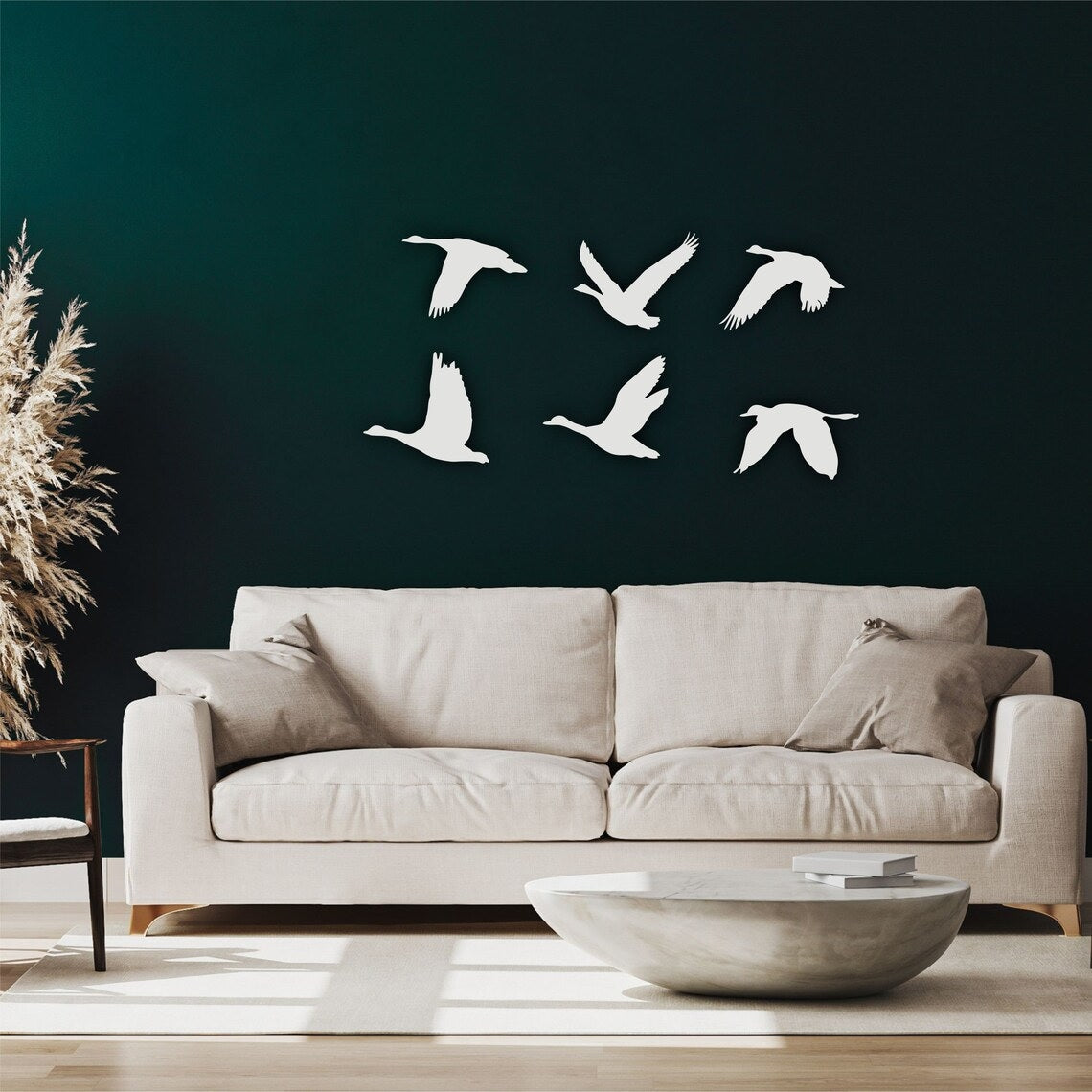 Metal Wall Art, Geese Birds Art