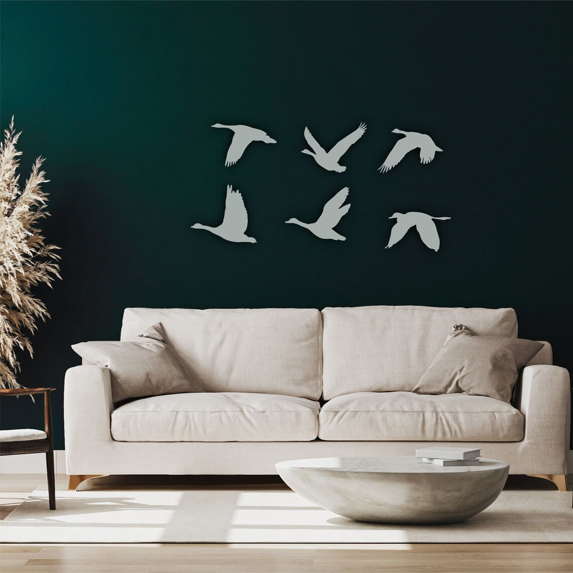 Metal Wall Art, Geese Birds Art