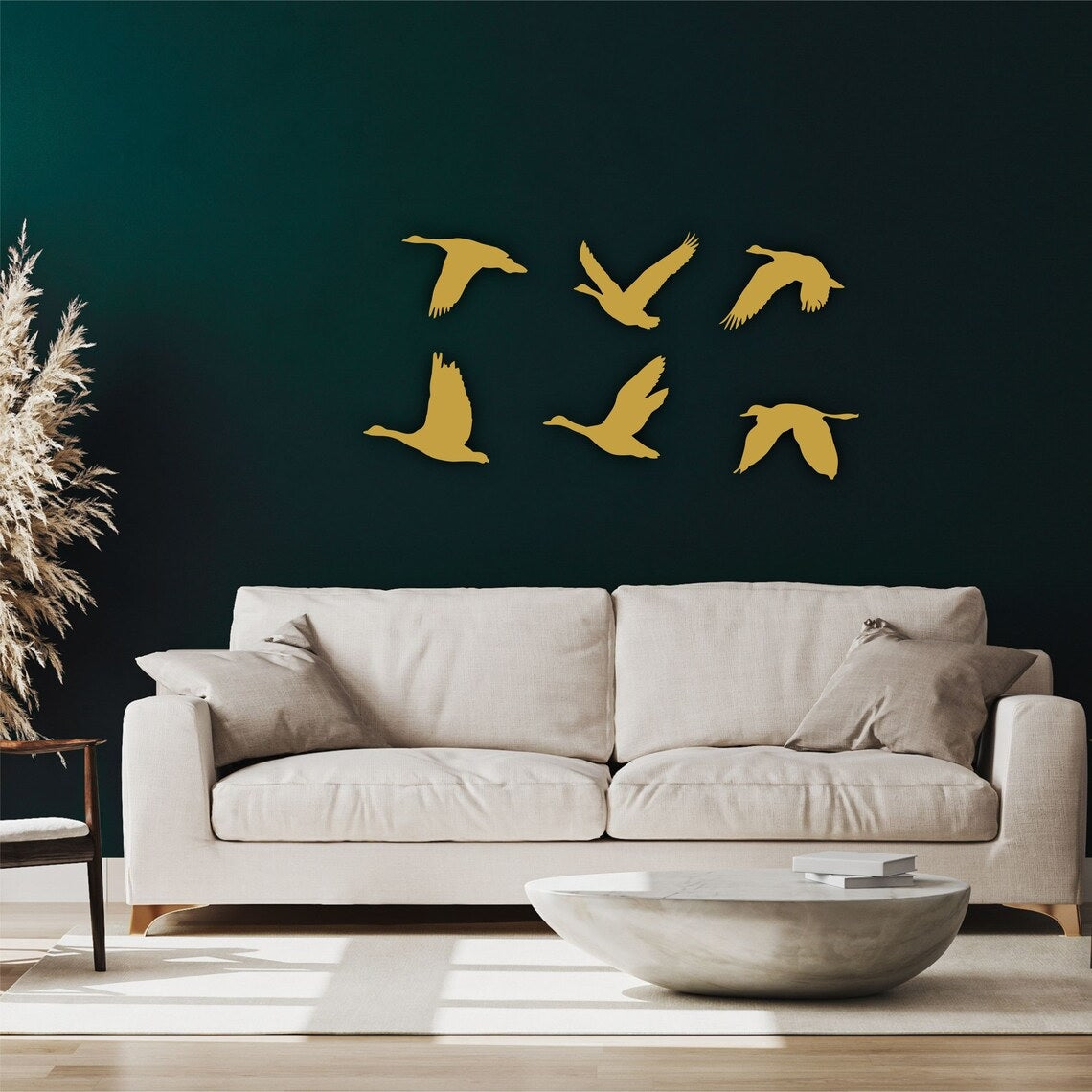 Metal Wall Art, Geese Birds Art
