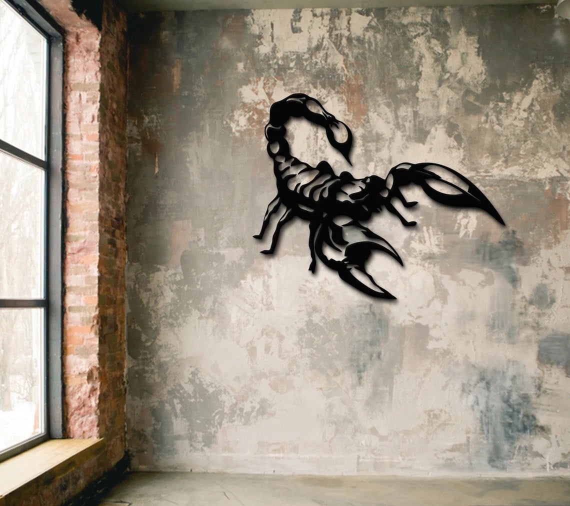 Scorpion, Metal Wall art - Etgshop LLC