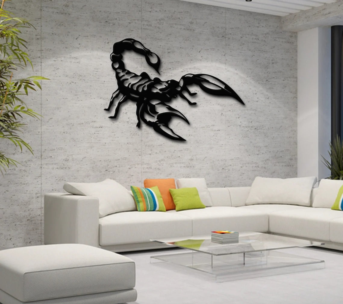 Scorpion, Metal Wall art - Etgshop LLC