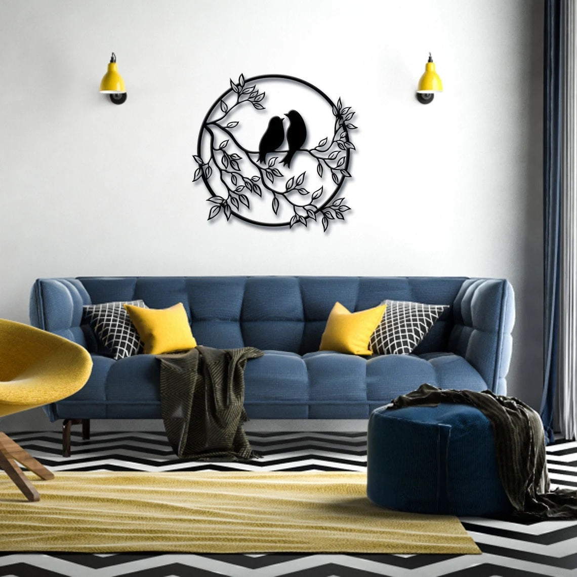 Metal Wall Birds Art, Metal Wall Art - Etgshop LLC