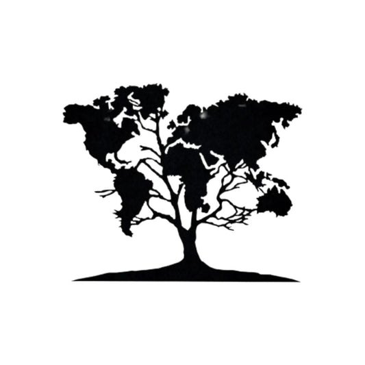Metal World Tree Map - Etgshop LLC