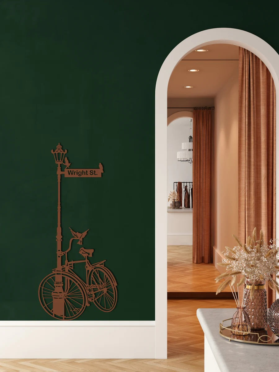 Personalized Bike Metal Wall Art