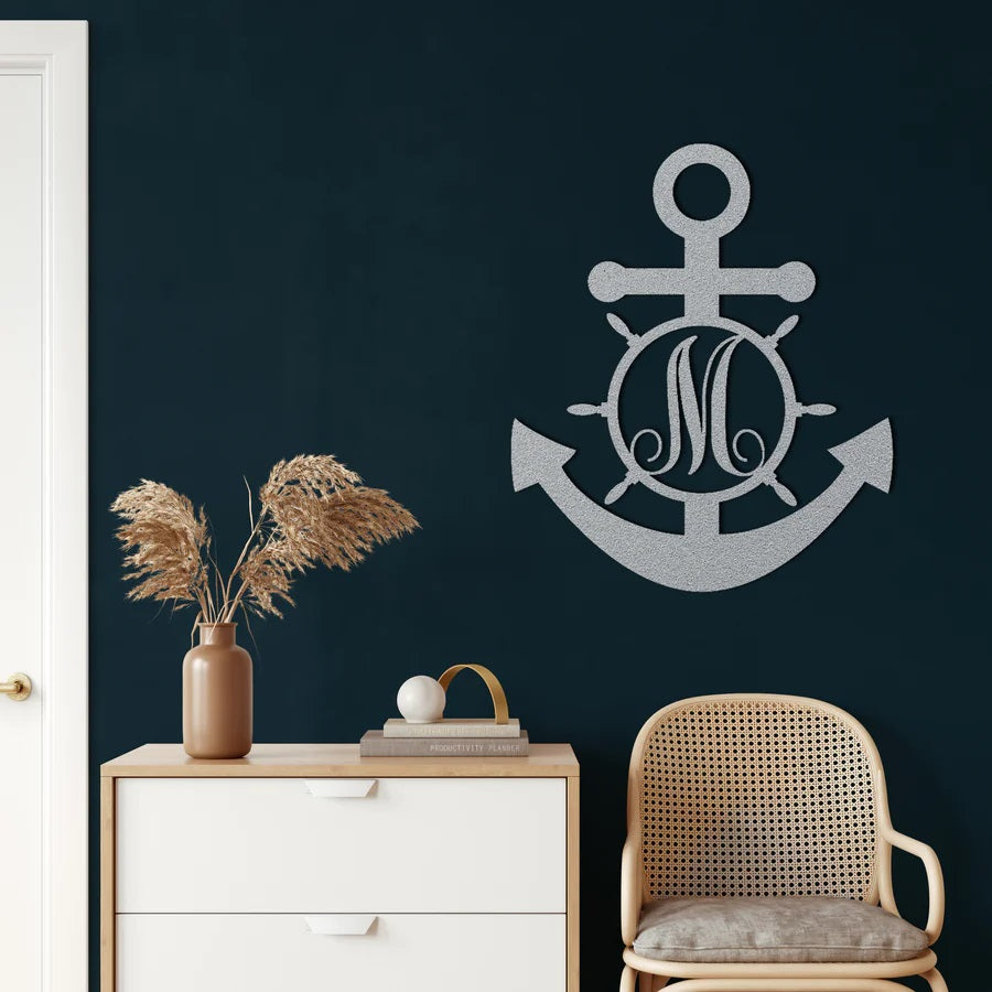 Anchor Metal Wall Art Customized