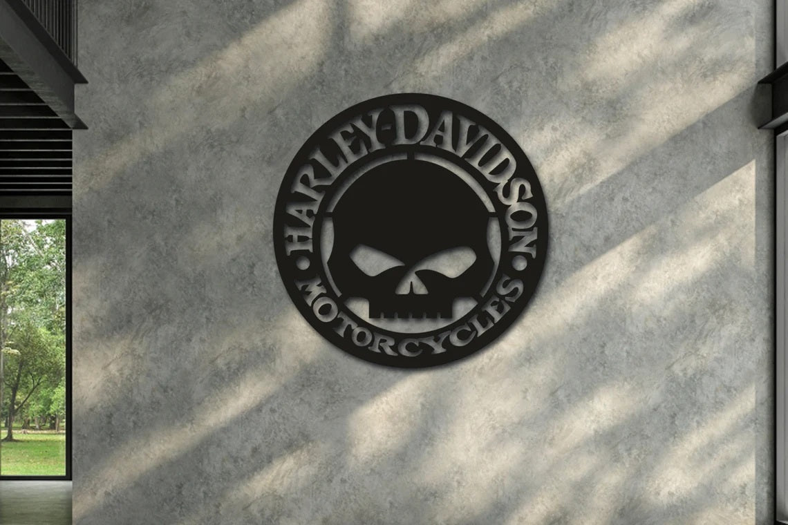 Harley Davidson Motorcycle Metal Wall Decor - Etgshop LLC