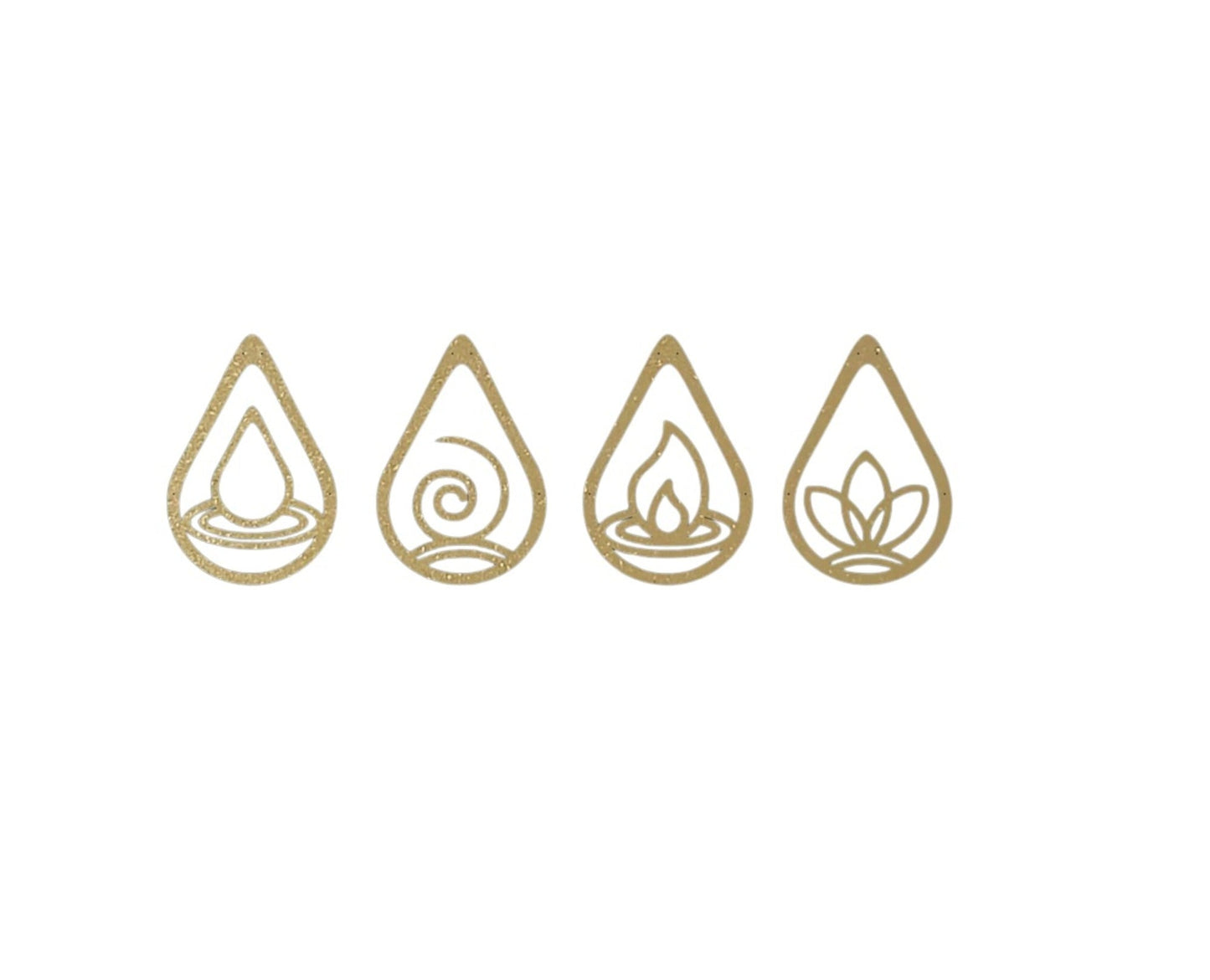 Metal Wall Art, Four Elements Metal Wall Decor