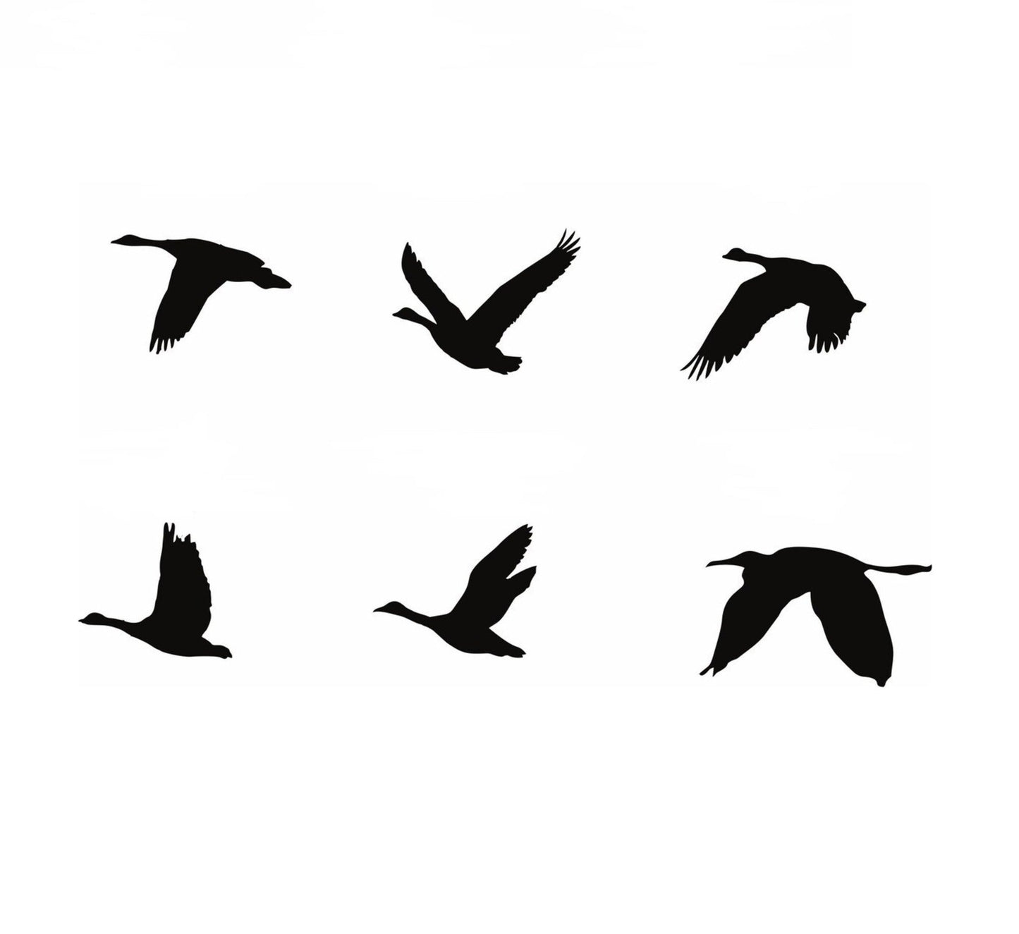 Metal Wall Art, Geese Birds Art